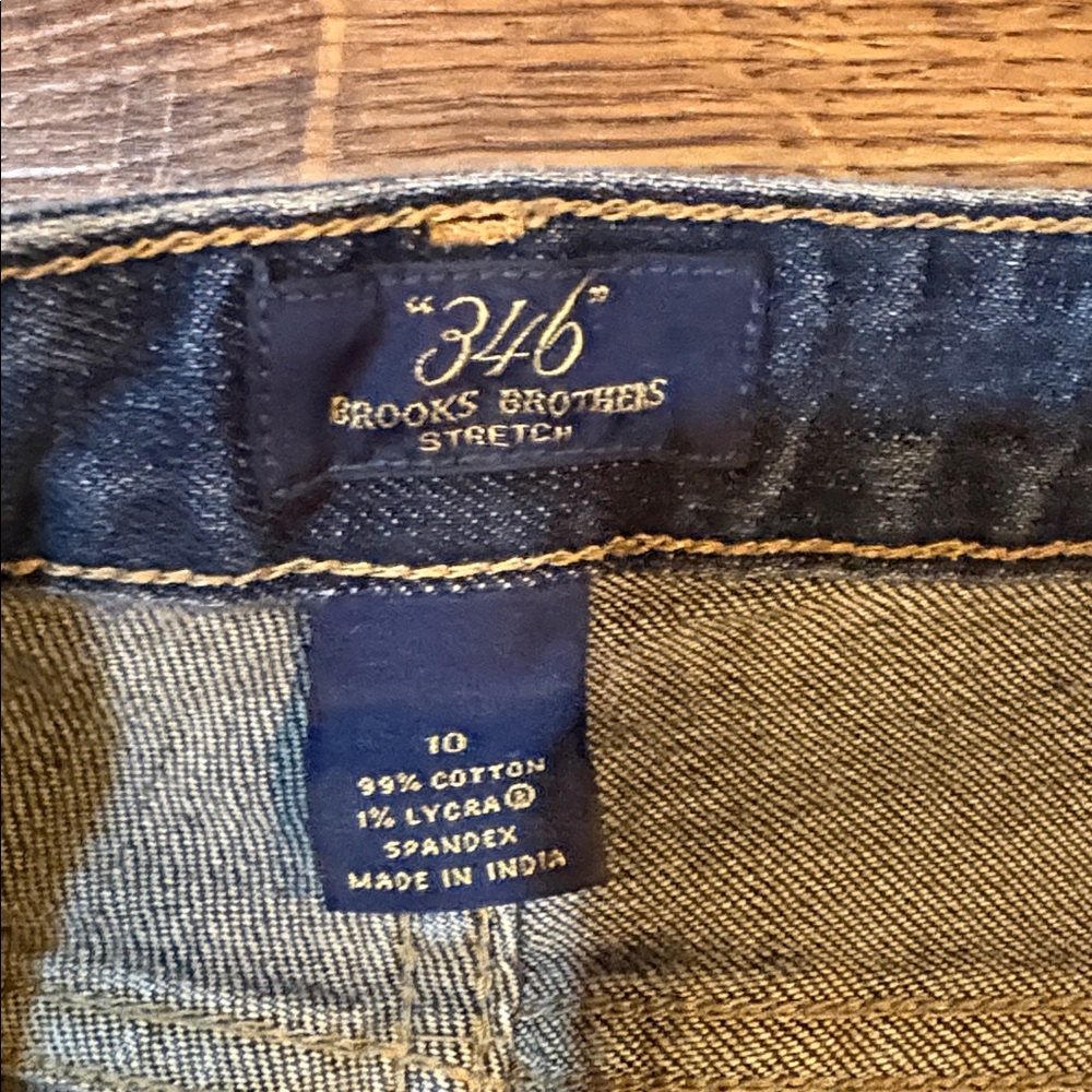 Brooks Brothers Dark Blue Straight Leg Jeans - Picture 3 of 15